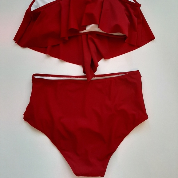 Tummy Control Swimsuit Shapewear Swimwear Bikini Bathing Suits, Sz 6-12 - Picture 8 of 8